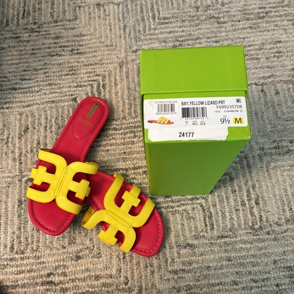 Sam Edelman flats yellow and fuchsia size 9.5 - Picture 5 of 5